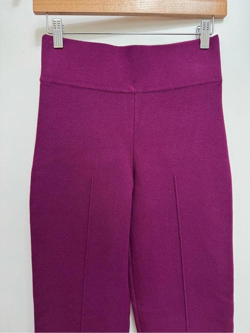 J. Crew Delaney Kickout Knit Sweater Pants Women Small Tall Preppy Winter Flare